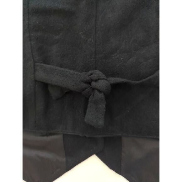 Karen Scott VTG Embroidered Holiday Button Vest Black Reindeer Tree Pinecone Med - Picture 7 of 8